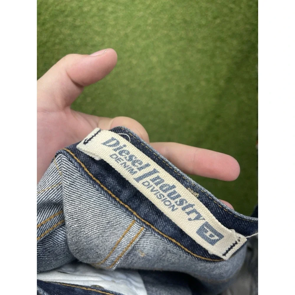 Diesel Jeans Mens 36 Kuratt Baggy Fit Wide Leg Dark Wash Denim Casual y2k